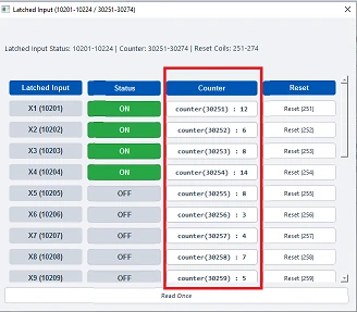 ModViz configuration and visualization tool - 24DI-24DO module control panel