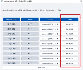 ModViz configuration and visualization tool - 48DI module control panel