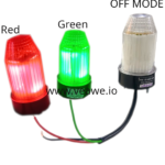 Industrial LED Dual Tower Light RED/GREEN 24V AC/DC