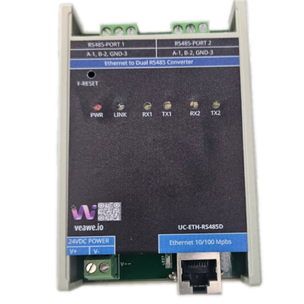Ethernet to Dual RS485 Converter UC-ETH-RS485-D