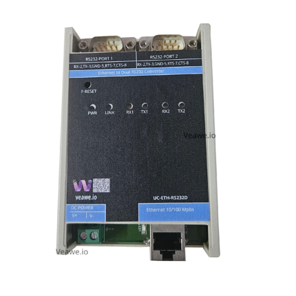 Ethernet to Dual RS232 Converter UC-ETH-RS232-D