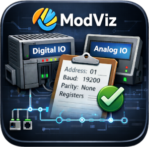 Modbus IO configuration software