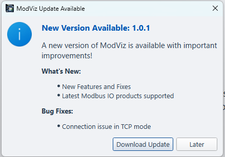 Latest Free Modbus configuration tool