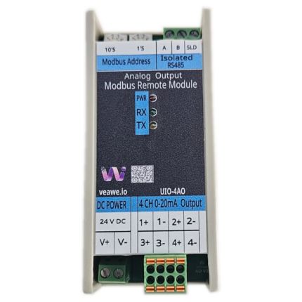 4CH Modbus to Analog Output