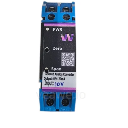 Veawe AC-10V-10V Isolated Analog Signal Converter 10V - 10V perspective isometric view