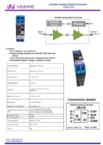 Veawe AC-150V-10V Isolated Analog Signal Converter 150V to 10V wiring screw terminals and electrical connections