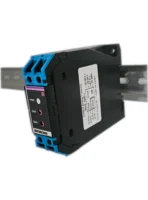 Veawe AC-20mA-2 Isolated 20mA splitter mounted on 35mm DIN rail