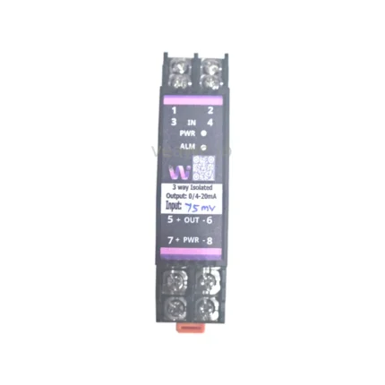 Veawe AC-75mV-420 Isolated Analog Signal Converter 75mV to 20mA perspective isometric view