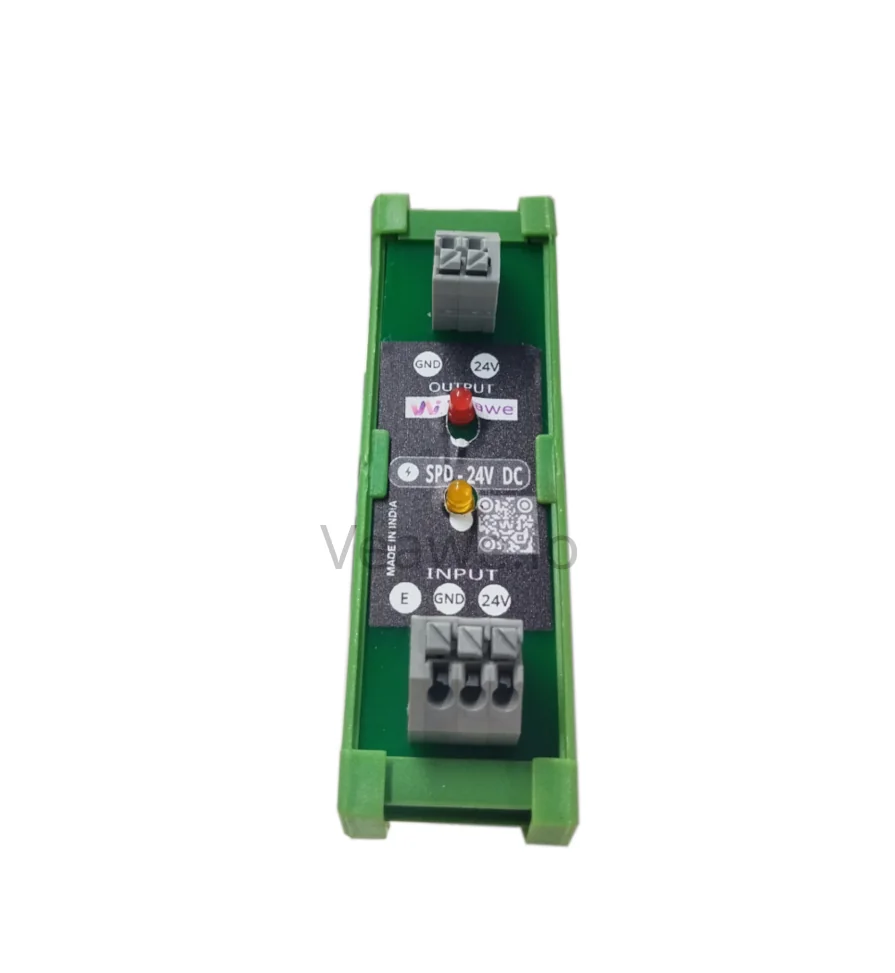 SPD-24V-DC Surge Protection Device 24V DC SPD - Front View Veawe SPD-24V-DC Surge Protection Device 24V DC SPD front view