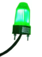 Veawe TWR-GRN-24V Industrial LED Tower Light Green 24V AC/DC perspective isometric view