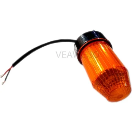 Veawe TWR-ORG-12V Industrial LED Tower Light Orange 12V AC/DC perspective isometric view