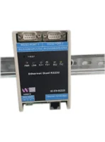 Veawe UC-ETH-RS232-D Ethernet Dual RS232 Converter Din Rail Mounted