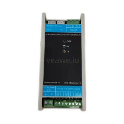 Veawe UIO-4IN-20MA 4 Channel 20mA Modbus front view