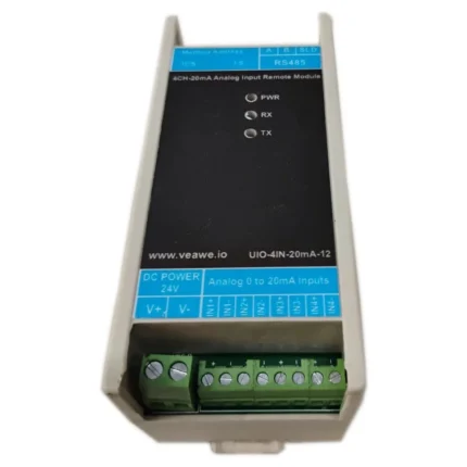 Veawe UIO-4IN-20MA 4 Channel 20mA Modbus perspective isometric view
