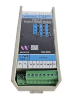 Veawe UIO-8DO 8 Output Modbus Module perspective isometric view