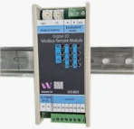Veawe UIO-8DO 8 Output Modbus Module 35mm DIN rail mounting profile and side enclosure
