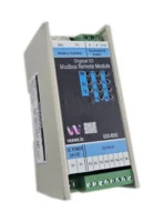 Veawe UIO-8DO 8 Output Modbus Module 35mm DIN rail mounting profile and side enclosure