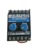 Veawe USS10V20MA Dual Output Voltage and Current Source Simulator 0-10V and 0/4-20mA Front Panel View